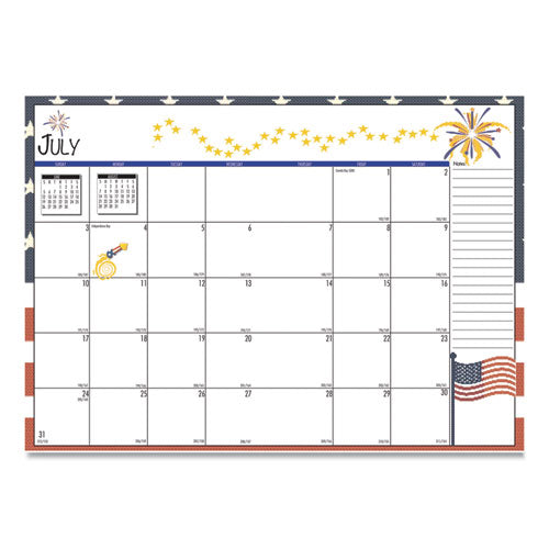 House of Doolittle™ Seasonal Monthly Planner, Seasonal Artwork, 10 X 7, Light Blue Cover, 12-month (jan To Dec): 2022 freeshipping - TVN Wholesale