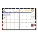 House of Doolittle™ Seasonal Monthly Planner, Seasonal Artwork, 10 X 7, Light Blue Cover, 12-month (july To June): 2021 To 2022 freeshipping - TVN Wholesale