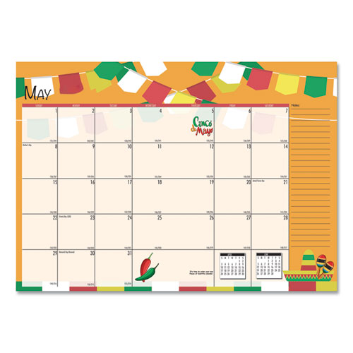 House of Doolittle™ Seasonal Monthly Planner, Seasonal Artwork, 10 X 7, Light Blue Cover, 12-month (july To June): 2021 To 2022 freeshipping - TVN Wholesale