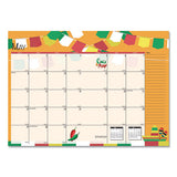 House of Doolittle™ Seasonal Monthly Planner, Seasonal Artwork, 10 X 7, Light Blue Cover, 12-month (july To June): 2021 To 2022 freeshipping - TVN Wholesale