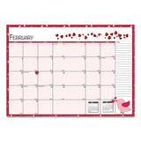 House of Doolittle™ Seasonal Monthly Planner, Seasonal Artwork, 10 X 7, Light Blue Cover, 12-month (july To June): 2021 To 2022 freeshipping - TVN Wholesale