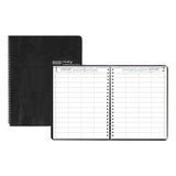 House of Doolittle™ Four-person Group Practice Daily Appointment Book, 11 X 8.5, Black Cover, 12-month (jan To Dec): 2022 freeshipping - TVN Wholesale