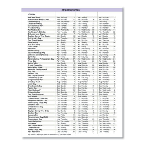 House of Doolittle™ Recycled Wild Flower Weekly-monthly Planner, Wild Flowers Artwork, 9 X 7, Gray-white-purple Cover, 12-month (jan-dec): 2022 freeshipping - TVN Wholesale