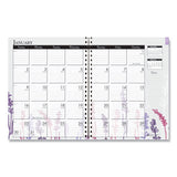 House of Doolittle™ Recycled Wild Flower Weekly-monthly Planner, Wild Flowers Artwork, 9 X 7, Gray-white-purple Cover, 12-month (jan-dec): 2022 freeshipping - TVN Wholesale