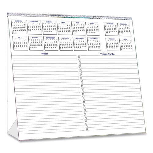 House of Doolittle™ Recycled Cosmos Tent Calendar, Cosmos Artwork, 6 X 6, White-blue-multicolor Sheets, 2022 freeshipping - TVN Wholesale
