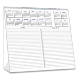 House of Doolittle™ Recycled Cosmos Tent Calendar, Cosmos Artwork, 6 X 6, White-blue-multicolor Sheets, 2022 freeshipping - TVN Wholesale