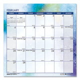 House of Doolittle™ Recycled Cosmos Tent Calendar, Cosmos Artwork, 6 X 6, White-blue-multicolor Sheets, 2022 freeshipping - TVN Wholesale