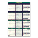 House of Doolittle™ Four Season Erasable Business-academic Recycled Wall Calendar, 24 X 37, 12-month(july-june):2021-2022, 12-month(jan-dec):2022 freeshipping - TVN Wholesale