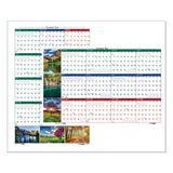 House of Doolittle™ Earthscapes Recycled Reversible-erasable Yearly Wall Calendar, Nature Photos, 32 X 48, White Sheets, 12-month (jan-dec): 2022 freeshipping - TVN Wholesale