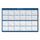 House of Doolittle™ Reversible-erasable 2 Year Wall Calendar, 24 X 37, Light Blue-blue-white Sheets, 24-month (jan To Dec): 2022 To 2023 freeshipping - TVN Wholesale