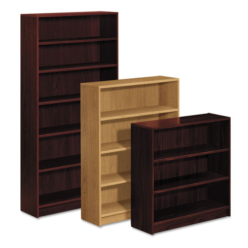 HON® 1870 Series Bookcase, Four Shelf, 36w X 11 1-2d X 48 3-4h, Mahogany freeshipping - TVN Wholesale