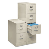 HON® 510 Series Vertical File, 4 Letter-size File Drawers, Putty, 15" X 25" X 52" freeshipping - TVN Wholesale