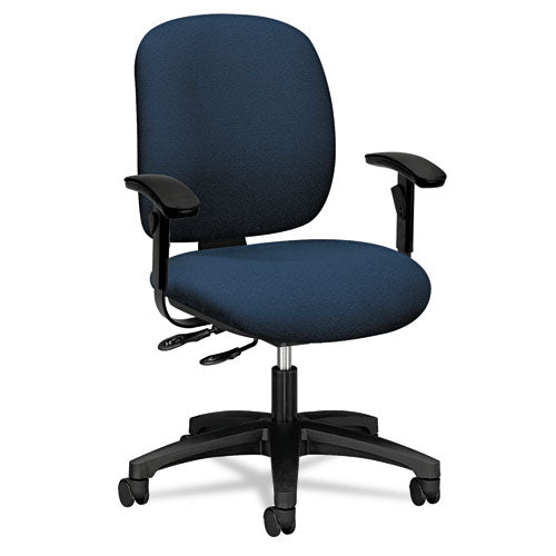 HON® Comfortask Multi-task Chair, Supports Up To 300 Lb, 16" To 21" Seat Height, Frost Seat-back, Black Base freeshipping - TVN Wholesale