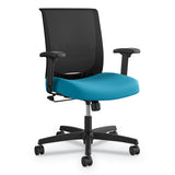 HON® Convergence Mid-back Task Chair, Swivel-tilt, Supports Up To 275 Lb, 16.5" To 21" Seat Height, Red Seat, Black Back-base freeshipping - TVN Wholesale