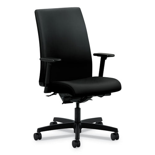 HON® Ignition Series Fabric Low-back Task Chair, Supports 300 Lb, 17" To 22" Seat Height, Peacock Seat-back, Black Base freeshipping - TVN Wholesale
