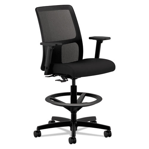 HON® Ignition Series Mesh Low-back Task Stool, Supports Up To 300 Lb, 24" To 33" Seat Height, Black freeshipping - TVN Wholesale