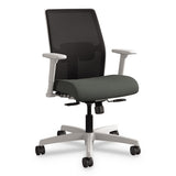 HON® Ignition Series Mesh Mid-back Work Chair, Supports Up To 300 Lb, 17" To 22" Seat Height, Peacock Seat, Black Back-base freeshipping - TVN Wholesale