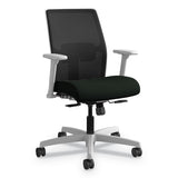 HON® Ignition Series Mesh Mid-back Work Chair, Supports Up To 300 Lb, 17" To 22" Seat Height, Peacock Seat, Black Back-base freeshipping - TVN Wholesale