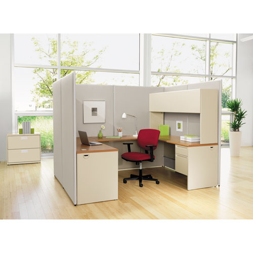 HON® Versé Office Panel, 48w X 60h, Vinyl, Graphite freeshipping - TVN Wholesale