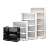 HON® Metal Bookcase, Six-shelf, 34-1-2w X 12-5-8d X 81-1-8h, Charcoal freeshipping - TVN Wholesale