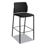 HON® Accommodate Series Cafe Stool, Supports Up To 300 Lb, 30" Seat Height, Black freeshipping - TVN Wholesale