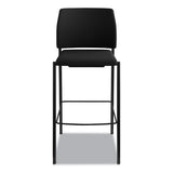HON® Accommodate Series Cafe Stool, Supports Up To 300 Lb, 30" Seat Height, Black freeshipping - TVN Wholesale