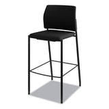 HON® Accommodate Series Cafe Stool, Supports Up To 300 Lb, 30" Seat Height, Black freeshipping - TVN Wholesale
