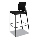 HON® Accommodate Series Cafe Stool, Supports Up To 300 Lb, 30" Seat Height, Black freeshipping - TVN Wholesale