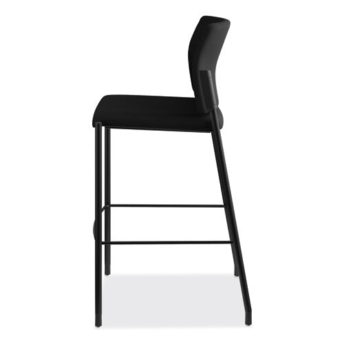 HON® Accommodate Series Cafe Stool, Supports Up To 300 Lb, 30" Seat Height, Black freeshipping - TVN Wholesale