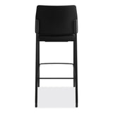 HON® Accommodate Series Cafe Stool, Supports Up To 300 Lb, 30" Seat Height, Black freeshipping - TVN Wholesale