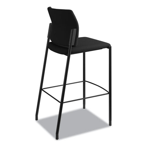 HON® Accommodate Series Cafe Stool, Supports Up To 300 Lb, 30" Seat Height, Black freeshipping - TVN Wholesale