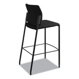 HON® Accommodate Series Cafe Stool, Supports Up To 300 Lb, 30" Seat Height, Black freeshipping - TVN Wholesale