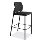 HON® Accommodate Series Cafe Stool, Supports Up To 300 Lb, 30" Seat Height, Black freeshipping - TVN Wholesale