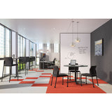 HON® Accommodate Series Cafe Stool, Supports Up To 300 Lb, 30" Seat Height, Black freeshipping - TVN Wholesale