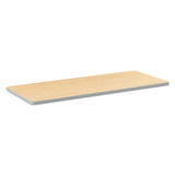 HON® Build Rectangle Shape Table Top, 60w X 24d, Silver Mesh freeshipping - TVN Wholesale