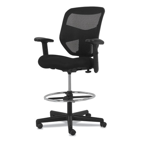 HON® Prominent High-back Task Stool, Supports Up To 250 Lb, 15.94" To 19.69" Seat Height, Black freeshipping - TVN Wholesale