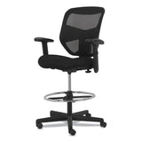 HON® Prominent High-back Task Stool, Supports Up To 250 Lb, 15.94" To 19.69" Seat Height, Black freeshipping - TVN Wholesale