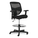 HON® Prominent High-back Task Stool, Supports Up To 250 Lb, 15.94" To 19.69" Seat Height, Black freeshipping - TVN Wholesale