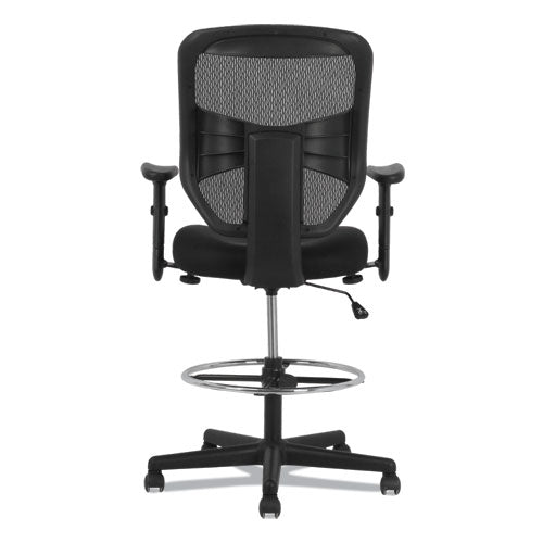 HON® Prominent High-back Task Stool, Supports Up To 250 Lb, 15.94" To 19.69" Seat Height, Black freeshipping - TVN Wholesale
