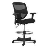 HON® Prominent High-back Task Stool, Supports Up To 250 Lb, 15.94" To 19.69" Seat Height, Black freeshipping - TVN Wholesale
