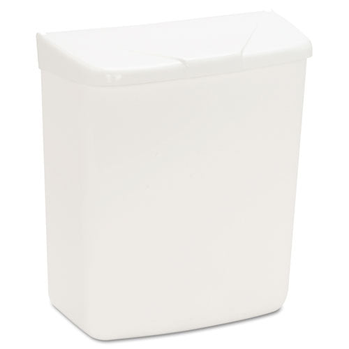 HOSPECO® Wall Mount Sanitary Napkin Receptacle-abs, Ppc Plastic, 1 Gal, White freeshipping - TVN Wholesale