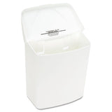 HOSPECO® Wall Mount Sanitary Napkin Receptacle-abs, Ppc Plastic, 1 Gal, White freeshipping - TVN Wholesale