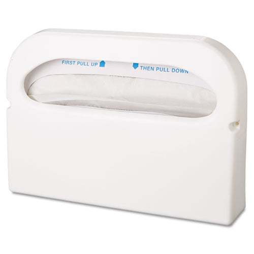 HOSPECO® Health Gards Toilet Seat Cover Dispenser, Half-fold, 16 X 3.25 X 11.5, White, 2-box freeshipping - TVN Wholesale