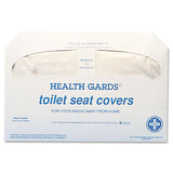 HOSPECO® Health Gards Toilet Seat Covers, 14.25 X 16.5, White, 250 Covers-pack, 20 Packs-carton freeshipping - TVN Wholesale