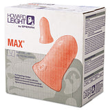 Howard Leight® by Honeywell Max-1 Single-use Earplugs, Cordless, 33nrr, Coral, 200 Pairs freeshipping - TVN Wholesale