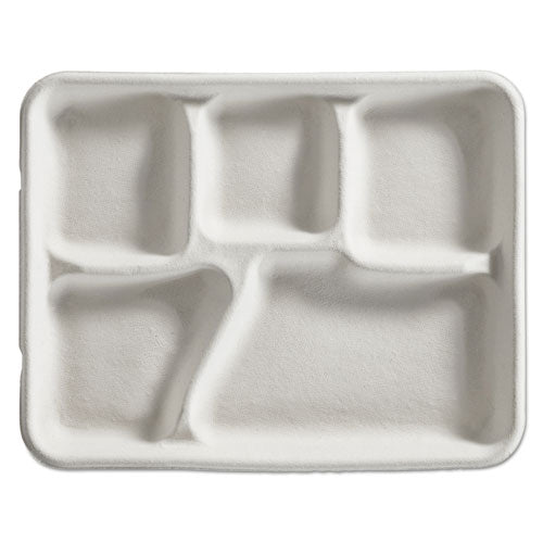 Chinet® Savaday Molded Fiber Food Tray, 1-compartment, 7 X 9, Beige, 250-bag, 500-carton freeshipping - TVN Wholesale