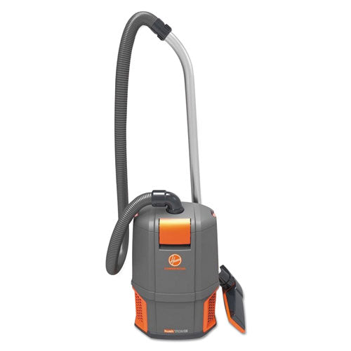 Hoover® Commercial Hushtone Backpack Vacuum, 6 Qt Tank Capacity, Gray-orange freeshipping - TVN Wholesale