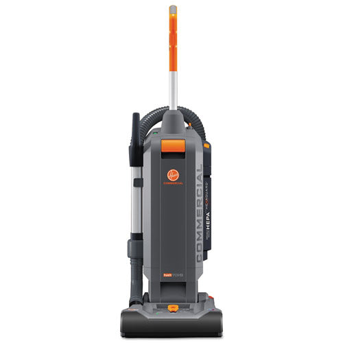 Hoover® Commercial Hushtone Vacuum Cleaner With Intellibelt, 13" Cleaning Path, Gray-orange freeshipping - TVN Wholesale