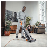 Hoover® Commercial Hushtone Vacuum Cleaner With Intellibelt, 15" Cleaning Path, Gray-orange freeshipping - TVN Wholesale