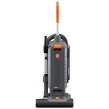Hoover® Commercial Hushtone Vacuum Cleaner With Intellibelt, 15" Cleaning Path, Gray-orange freeshipping - TVN Wholesale